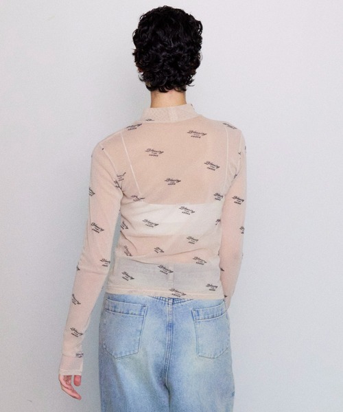 MAISON SPECIAL tシャツ BLESSING Flocky Print Turtleneck Tops