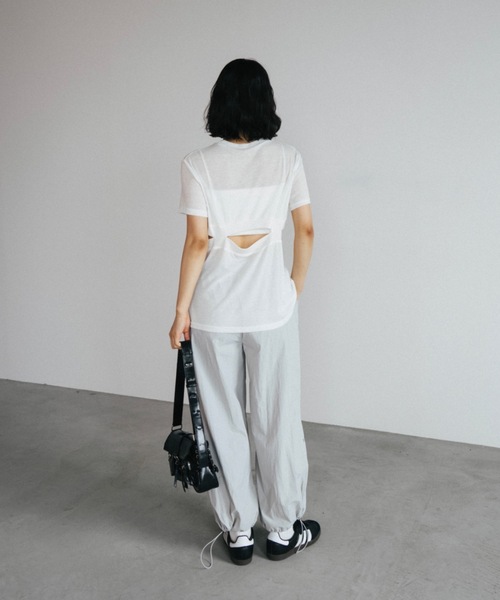 duei（デュイ） パンツ ドロストパラシュートパンツ レディース