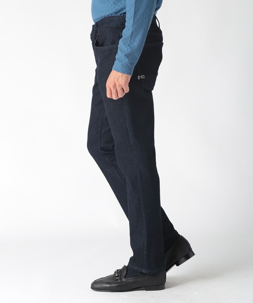☆美品☆メンズビギ　デンハム　コラボブラックデニムジーンズ MEN'S BIGI（メンズビギ） ジーンズ 「DENHAM(デンハム)別注」RAZOR