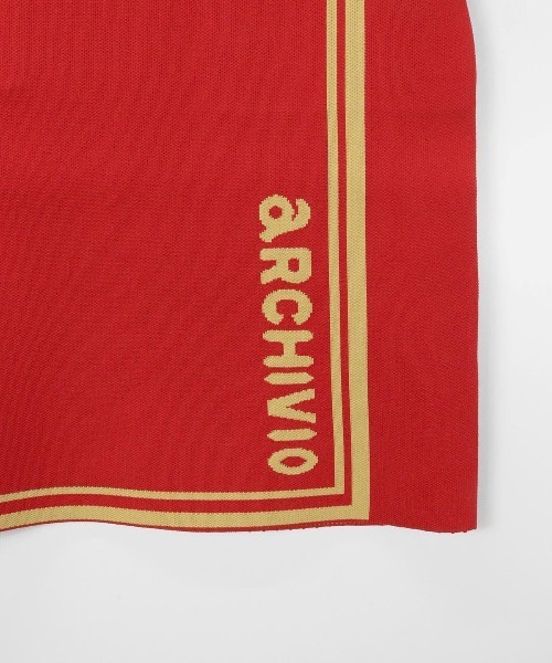 archivio（アルチビオ） スカート 「LADIES」ボックスラインニット