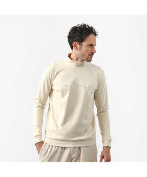 ROSASEN 長袖シャツ マイクロ生地モックネック Rosasen tシャツ 「Rosasen/GOLF」マイクロフリース長袖モック