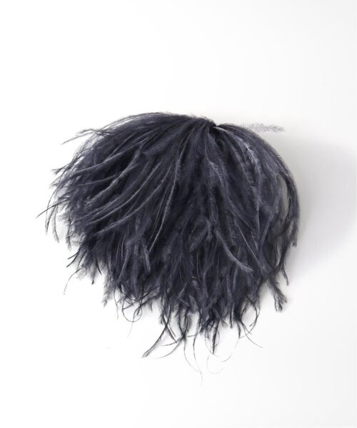 VERMEIL par iena オーストリッチ　コサージュ 追加》オーストリッチ コサージュ（ブローチ/コサージュ