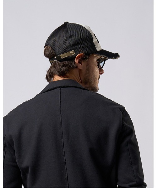 wjk キャップ 帽子 cut-off mesh cap メンズ : ZOZOTOWN Yahoo
