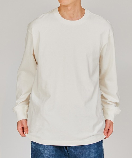 Hanes（ヘインズ） tシャツ 「Hanes」SHIRO クルーネックロング