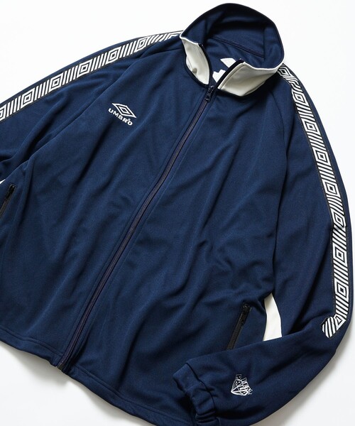 別注 UMBRO× Tempalay ナイロントラックジャケットネイビー