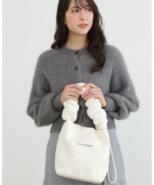 JILL STUART トートバッグ フェイクファーハンドルビーフリー