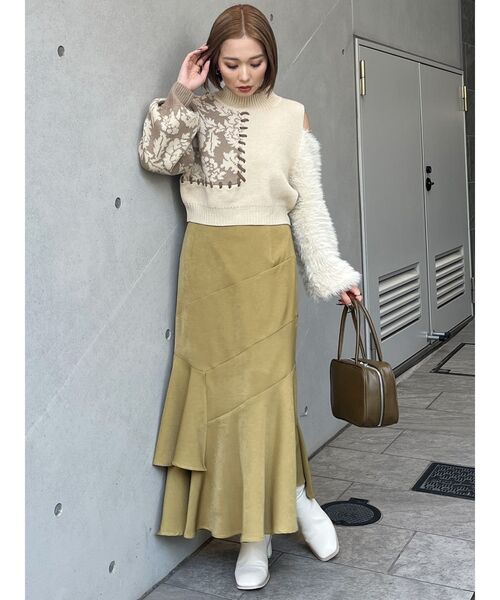 MURUA（ムルーア） ロング スカート アシメマーメイドスカート