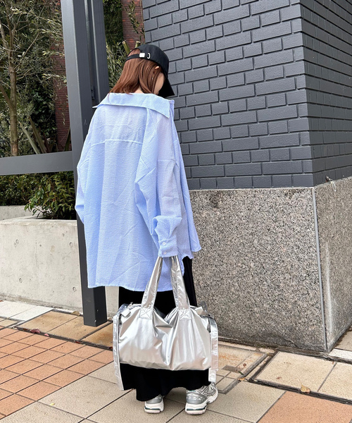 「ISOOK」 ドルマンスリーブシャツ FREE ブルー レディース I-SOOK 「ISOOK」 ドルマンスリーブシャツ FREE ブルー