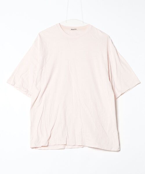 AURALEE 半袖シャツ ピンク サイズ4 AURALEE 「AURALEE」 半袖Tシャツ 4 ピンク レディース