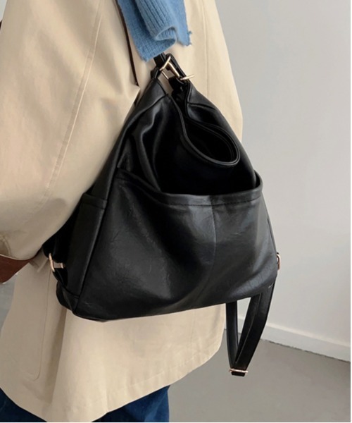 FREE STYLISTS ショルダーバッグ バッグ Y2K ビッグスクエアクロス