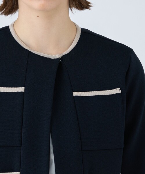 Ballsey（ボールジィ） カーディガン ミラノリブ 4ポケット