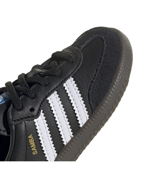 【美品】15㎝　samba スニーカー black キッズ adidas スニーカー サンバ OG キッズ / Samba Kids アディダス