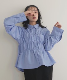 ブラウス シャツ antique lace ビスチェ レディース セール】Bustier Frill Blouse / ビスチェフリルブラウス