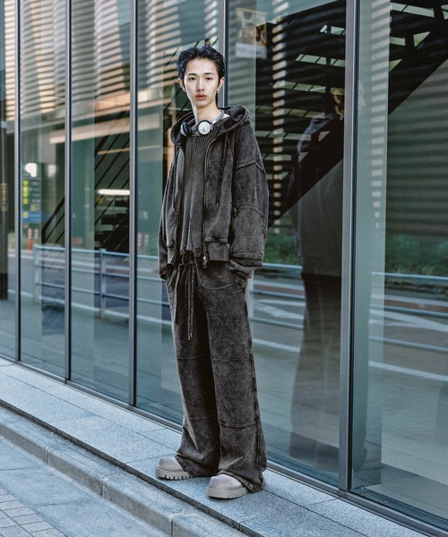 Ruelle（ルーエル） スウェットパンツ ジャージ 「Ruelle」Pigment