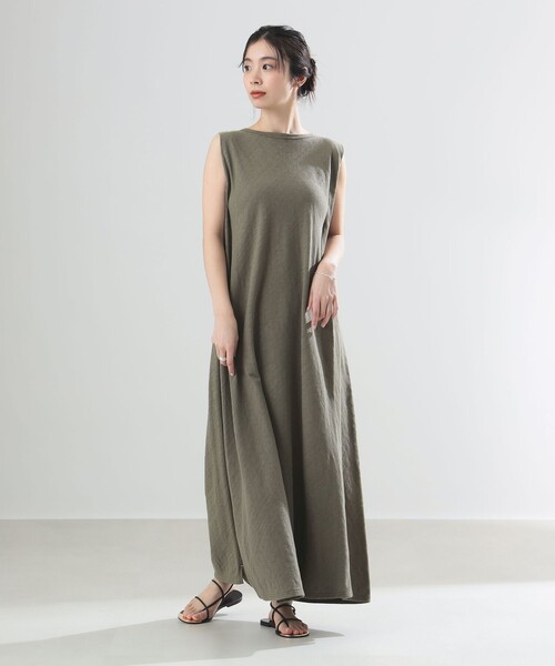 未使用Demi-LuxeBEAMS AK+1 コットンシルクボリュームワンピース 未使用Demi-LuxeBEAMS AK+1 コットンシルクボリュームワンピース