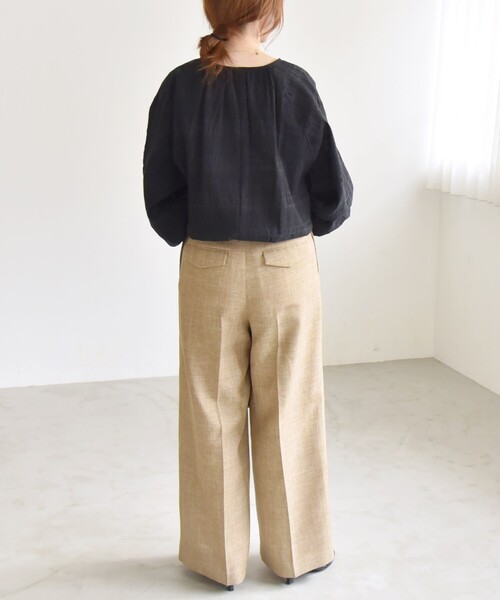 quaranciel ブラウス シャツ quaranciel:「洗濯機可能