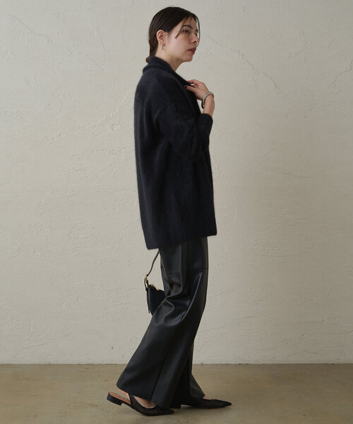 ラウンジドレス　カシミヤカーディガン FURカシミヤニットカーデ（ニット/セーター）｜LOUNGEDRESS（ラウンジ