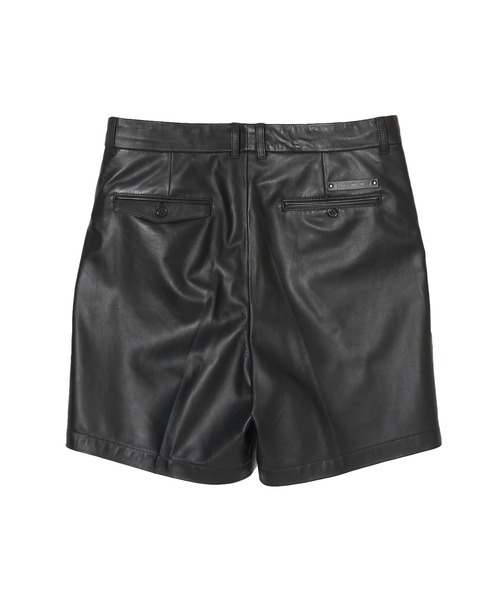 パンツ SPANISH LAMB LEATHER SHORT TROUSERS メンズの画像
