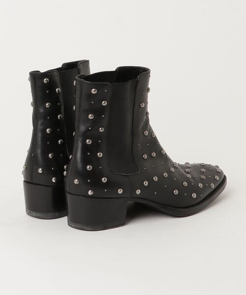 「SAINT LAURENT PARIS」 ショートブーツ 37 ブラック レディース_画像2
