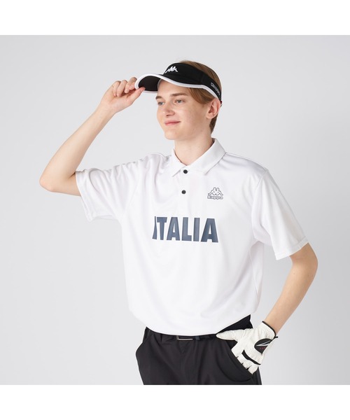 Kappa ポロシャツ カッパ ITALIA 半袖 紫外線対策 UVカット 吸汗