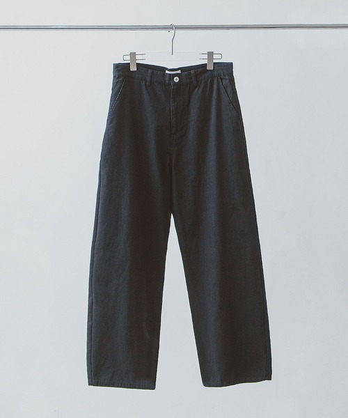 ZIP FIVE -White Line- ワイドパンツ チノパン 「White Line」 COTTON