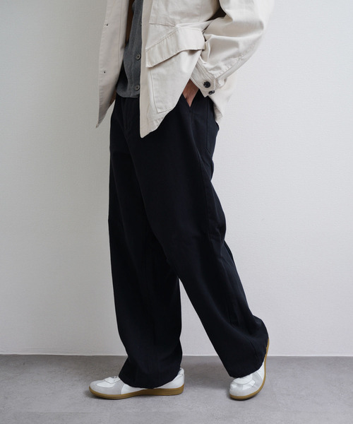 ZIP FIVE -White Line- チノパン 「White Line」 COTTON CANVAS ワイド