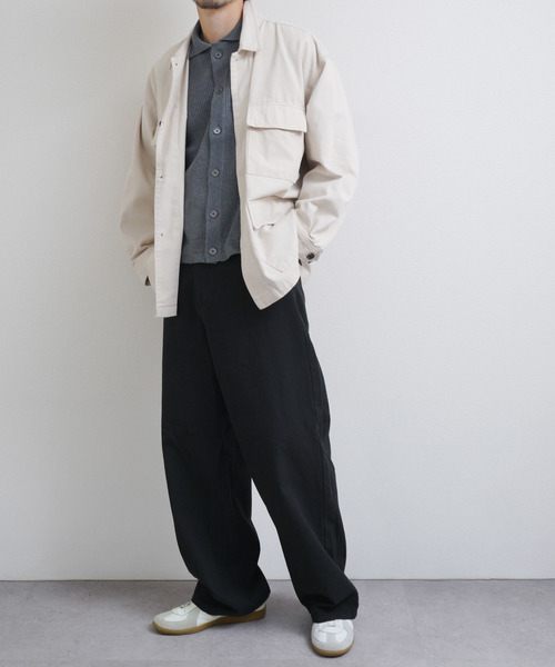 ZIP FIVE -White Line- チノパン 「White Line」 COTTON CANVAS ワイド