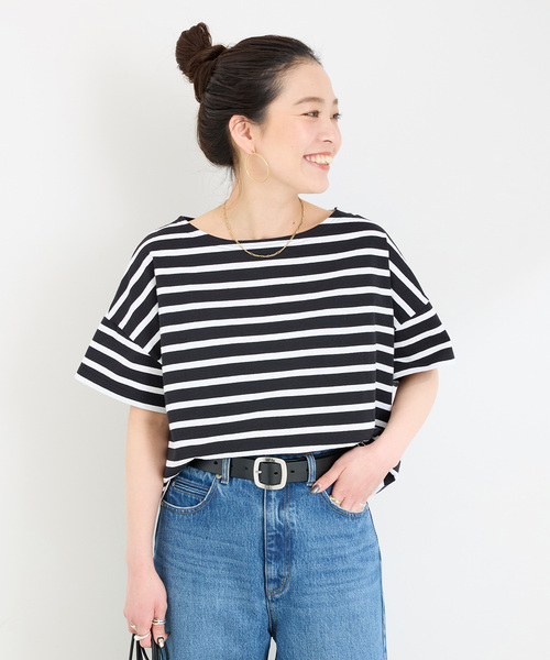 tシャツ LE MINOR/ルミノア ボーダーS/STEE レディース Le Minor tシャツ LE MINOR/ルミノア ボーダーS/STEE レディース