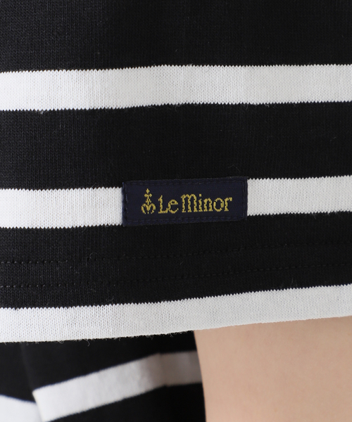 Le Minor tシャツ LE MINOR/ルミノア ボーダーS/STEE レディース