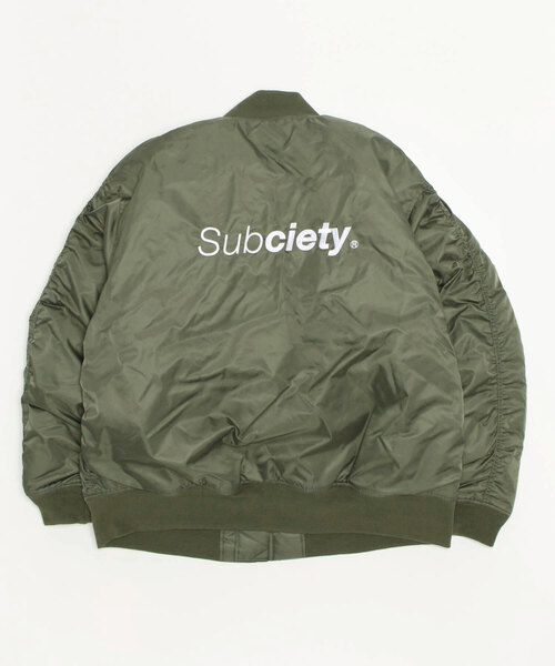 「Subciety」 ブルゾン LARGE グレー メンズ_画像4