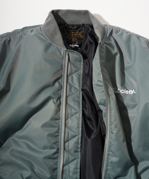 「Subciety」 ブルゾン LARGE グレー メンズ_画像9