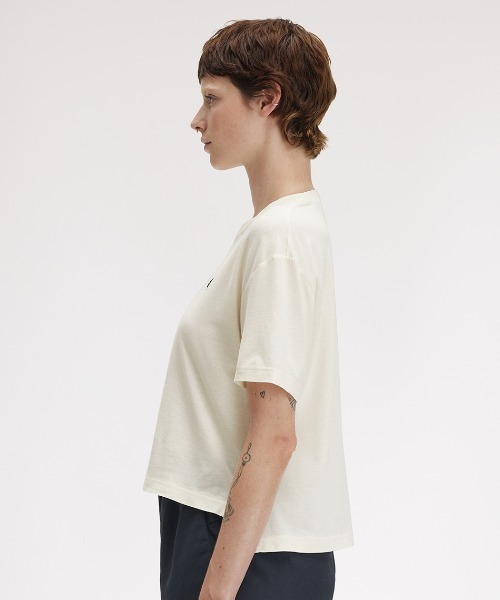 FRED PERRY フレッドペリー レディース ティップカフ ピケTシャツ G9167]FRED PERRY(フレッドペリー) ティップドピケTシャツ