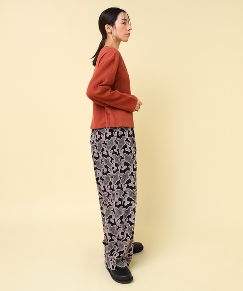 RNA-N（アールエヌエーエヌ） パンツ R4337 ペイズリーカットJQ  