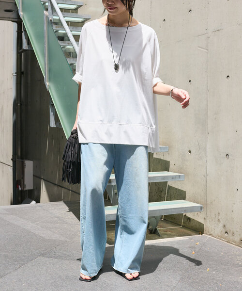RIVE DROITE tシャツ 「着心地抜群」ポンチョカットソー