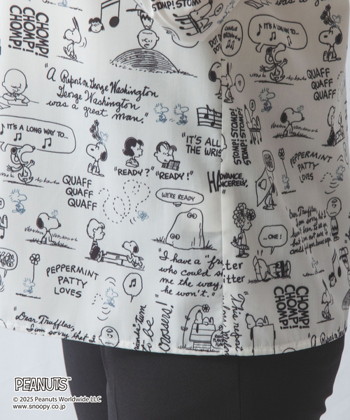 NARACAMICIE（ナラカミーチェ） ブラウス シャツ 「PEANUTS