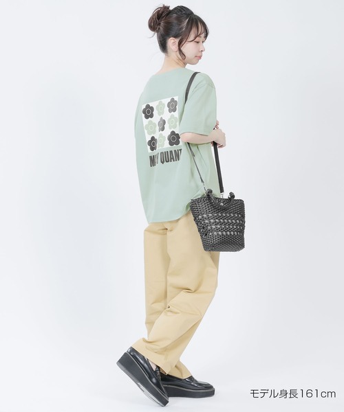 tシャツ マリークワント mary quant バックプリント Tシャツ レディース MARY QUANT tシャツ マリークワント mary quant バックプリント