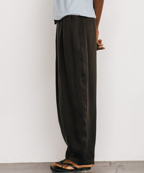 CREDONA - 【25SS】CUPRO EASY PANTS / イージーパンツ (ライト