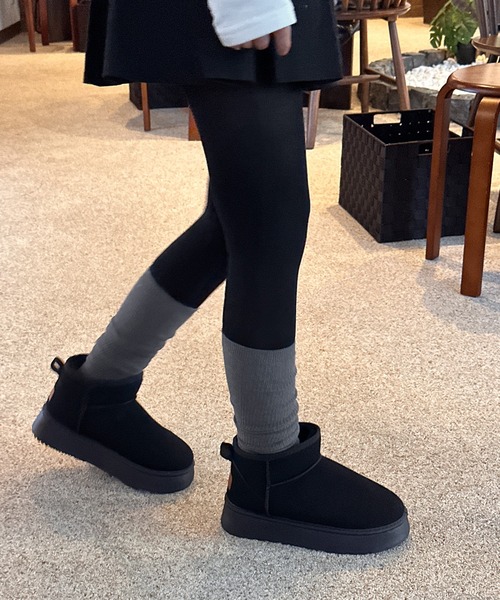 「by muni:r」 ショートブーツ LARGE キャメル レディース_画像3