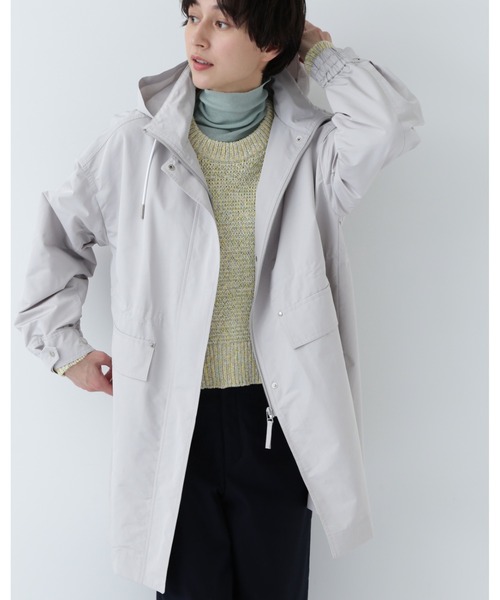 human woman（ヒューマンウーマン） コート MEDIUM グレー レディース