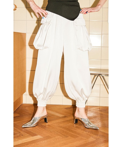 ボトムス　ズボン　パンツ　ommo OMMO ONLINE STORE / WAIST TUCK WIDE PT
