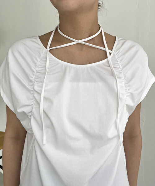 CAPRICIEUX LE'MAGE tシャツ 「待望の再入荷！」ギャザー