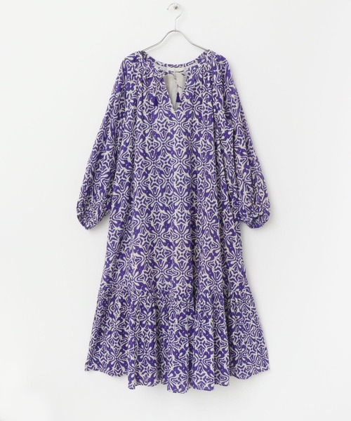 ヌキテパCotton Lurex Ripple Print Dress 05_e1bd525c-6996-4450-967b-
