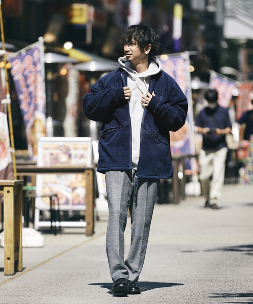 「ARMY TWILL」 ジップアップブルゾン LARGE ブラック メンズ_画像2