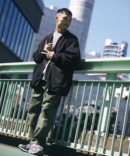 「ARMY TWILL」 ジップアップブルゾン LARGE ブラック メンズ_画像4