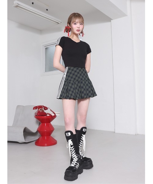 Darich リメイククラシックチェックミニスカート Darich リメイククラシックチェックミニスカート（リメイク