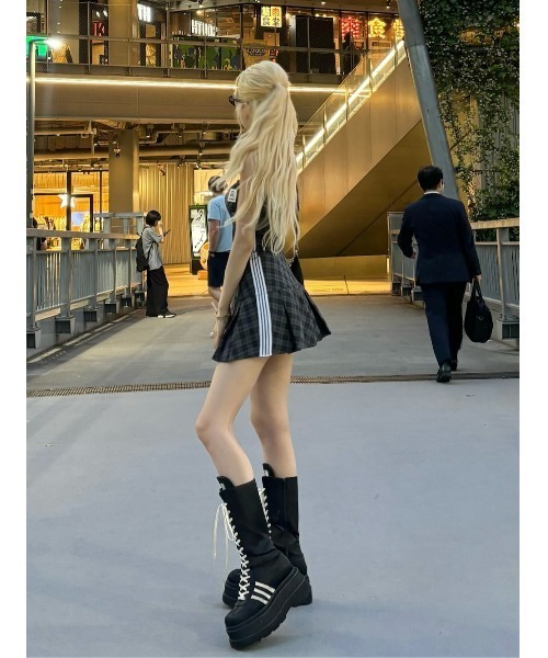 Darich スカート リメイクライクチェックミニスカート