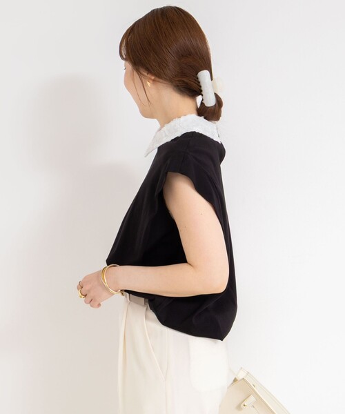 「NOLLEY'S」 半袖カットソー 38 ブラック レディース NOLLEY'S 「NOLLEY'S」 半袖カットソー 38 ブラック系その他