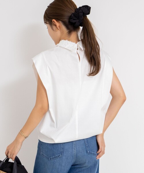 「NOLLEY'S」 半袖カットソー 36 サックスブルー レディース ノーリーズ NOLLEY'S W.G.ニットT （サックス） -ファッション