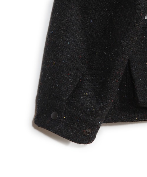 ブルゾン アウター 「50th Anniv . 菊池武夫」HARRIS TWEED COLOR NEP BLOUSON メンズの画像