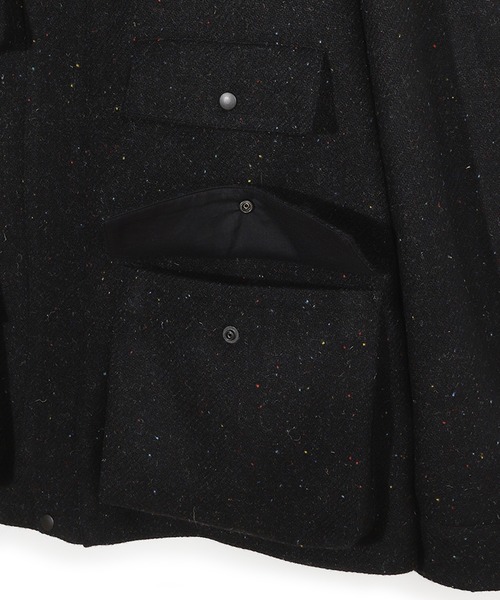 ブルゾン アウター 「50th Anniv . 菊池武夫」HARRIS TWEED COLOR NEP BLOUSON メンズの画像
